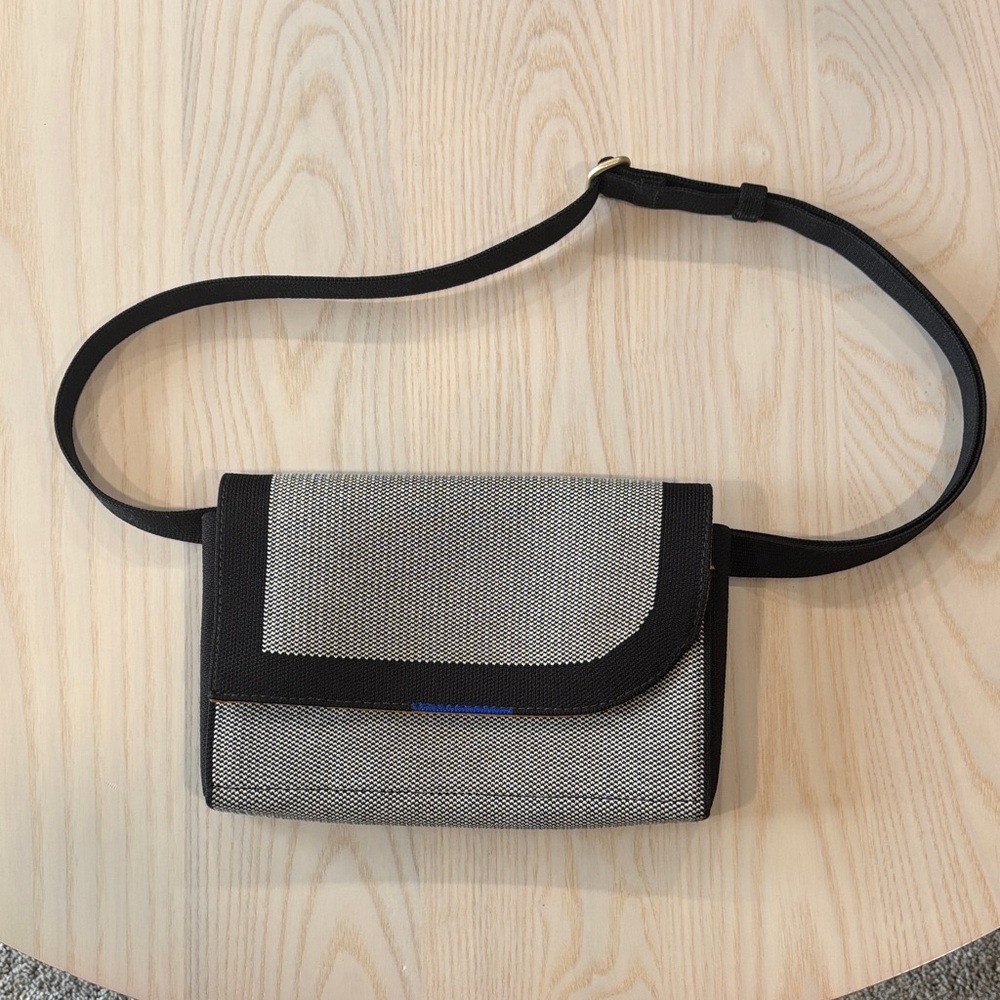 Rothy’s Black/White Belt Bag